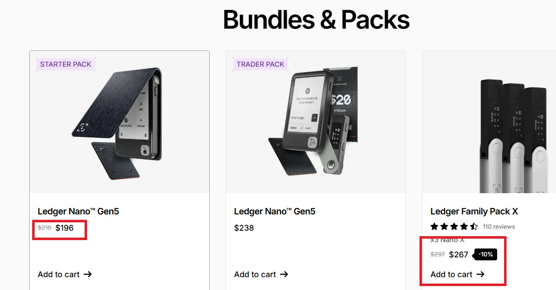 Ledger Wallet 10% off deal